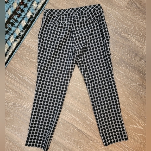 J.JILL Cotton Bi-Stretch Cropped plaid pants Size 8‎ - Picture 8 of 8